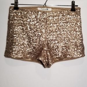 Forever 21 Sequin Shorts